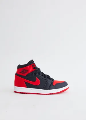 Air Jordan 1 Retro High OG 'Satin Bred' Sneakers (PS)