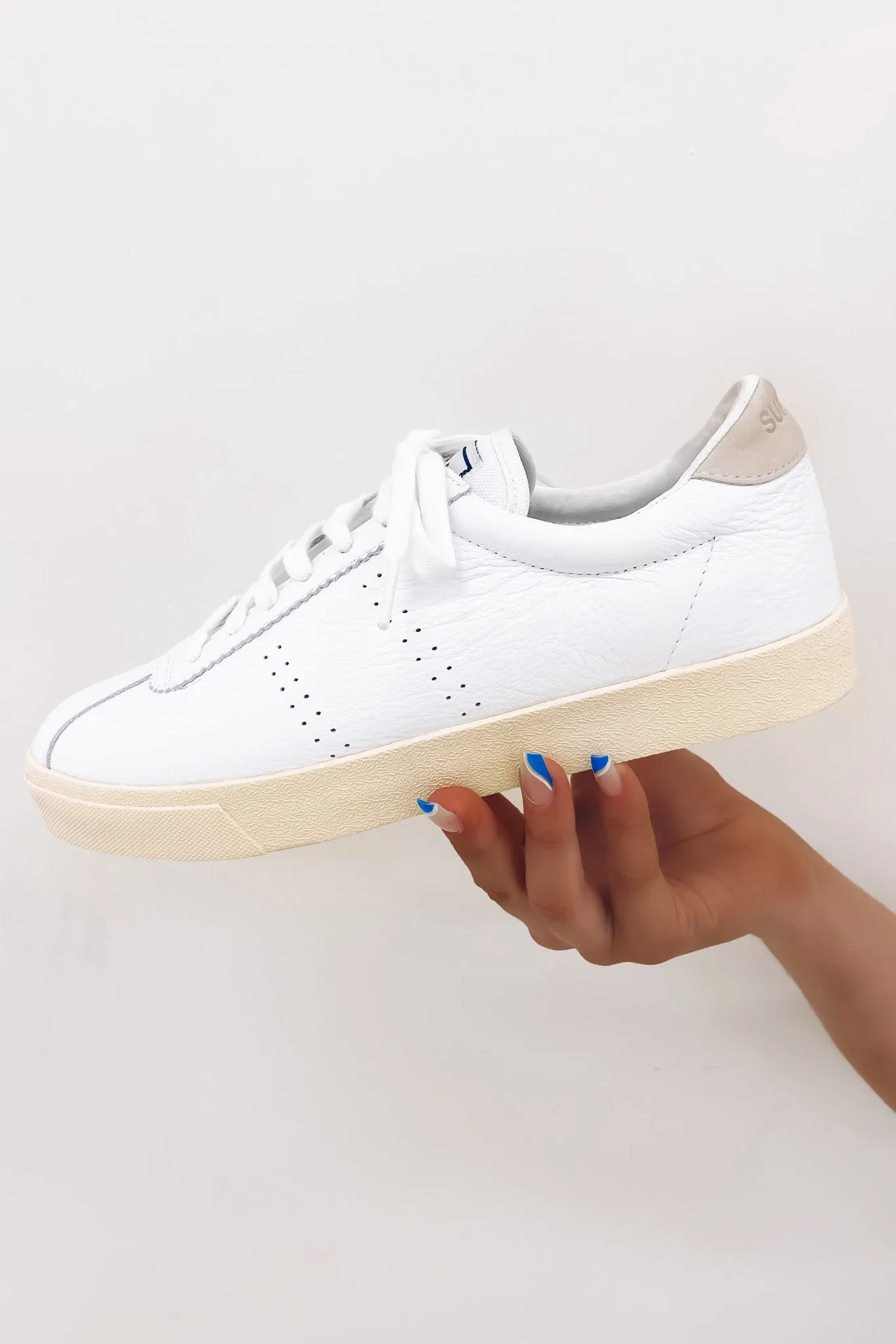 2843 Club S Comfort Leather Pure White