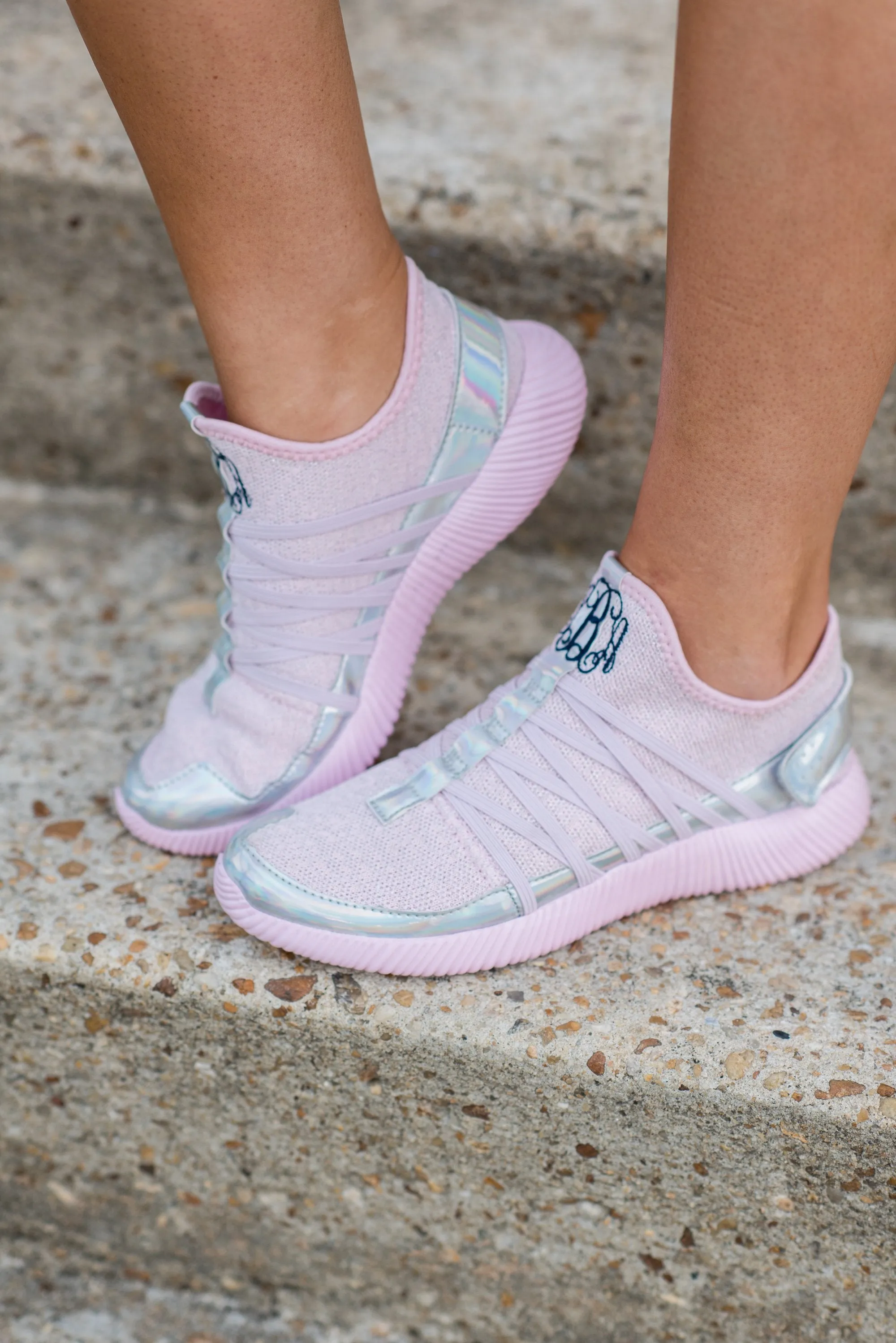 Active Imagination Metallic Pink Sneakers