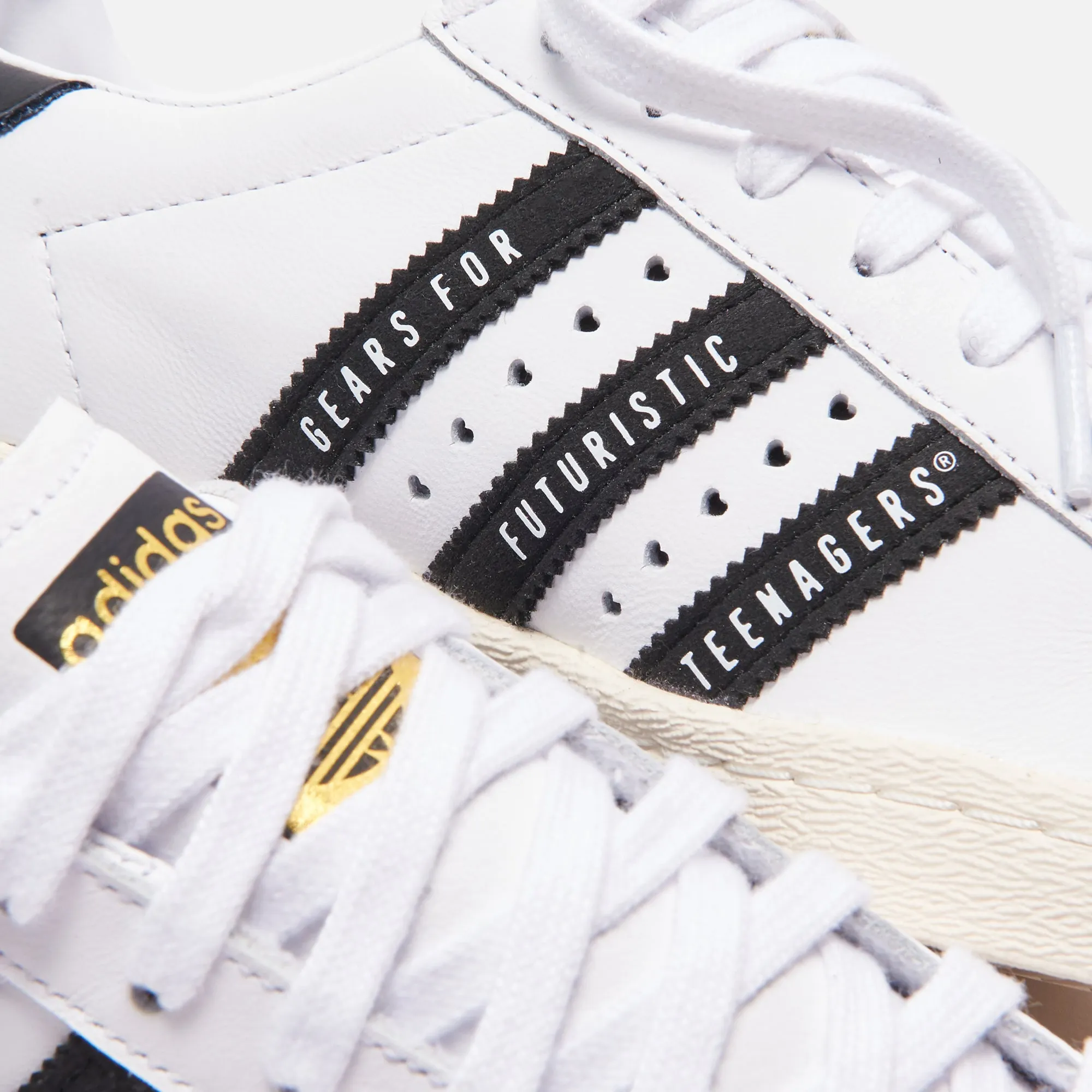 adidas Consortium x Human Made Superstar 80s - White / Core Black / Off White