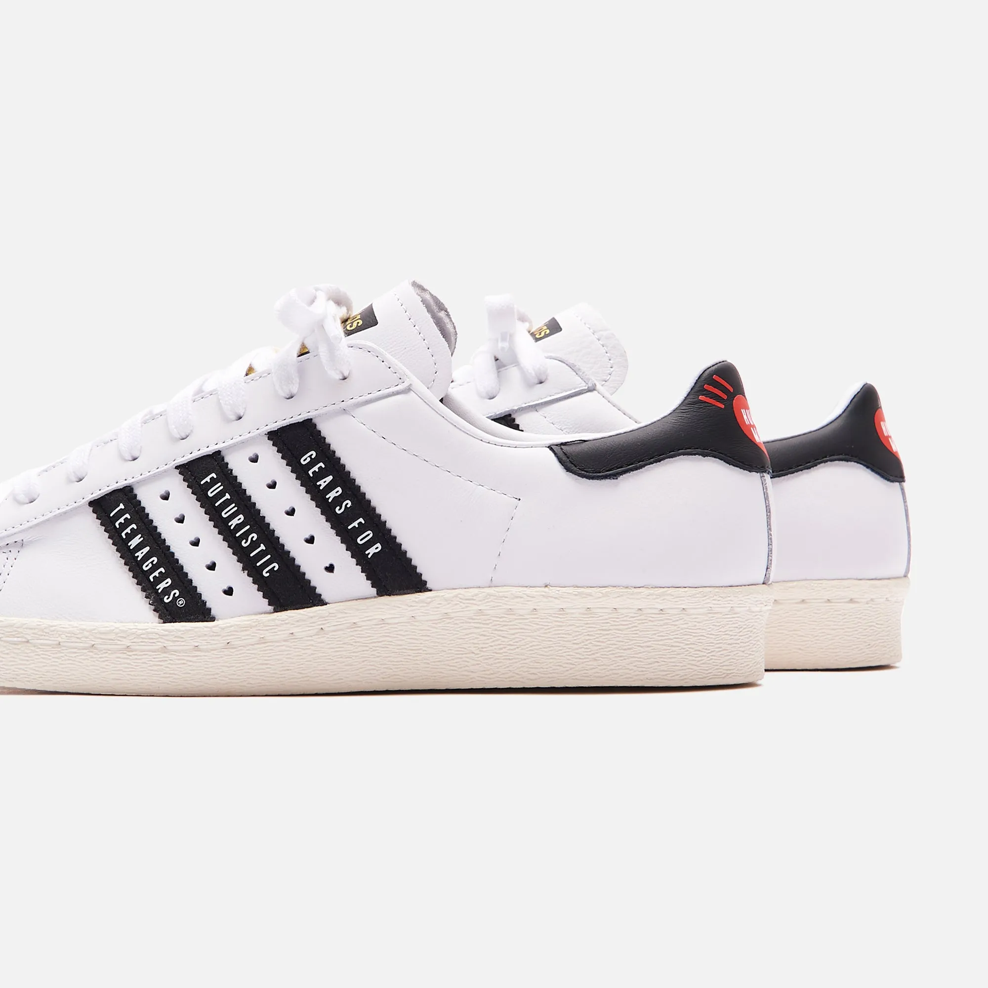 adidas Consortium x Human Made Superstar 80s - White / Core Black / Off White