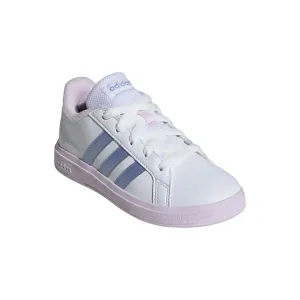 Adidas Girls Grand Court 2.0 K Trainer IE3844 White/Ice Lavender