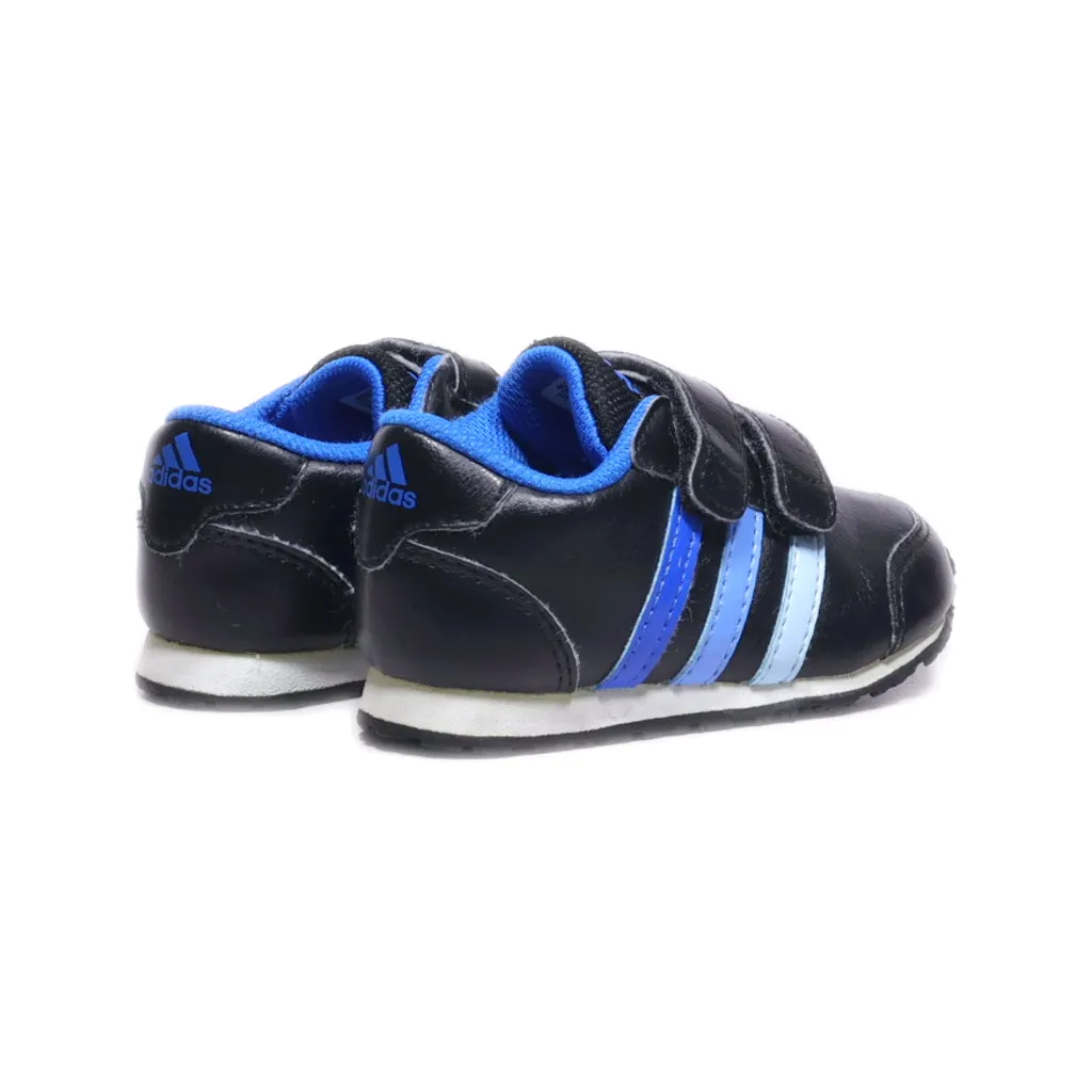 Adidas Neo V Jog Cmf Sneakers Leather Black Colour For Kids