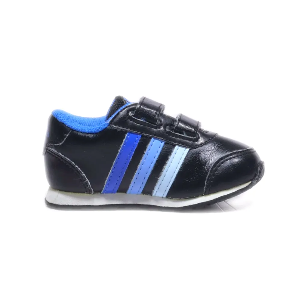 Adidas Neo V Jog Cmf Sneakers Leather Black Colour For Kids