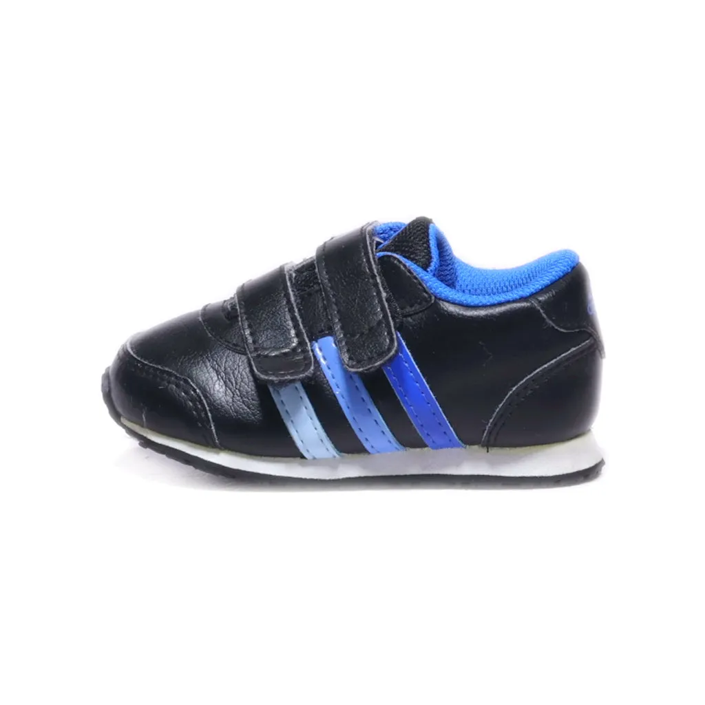 Adidas Neo V Jog Cmf Sneakers Leather Black Colour For Kids