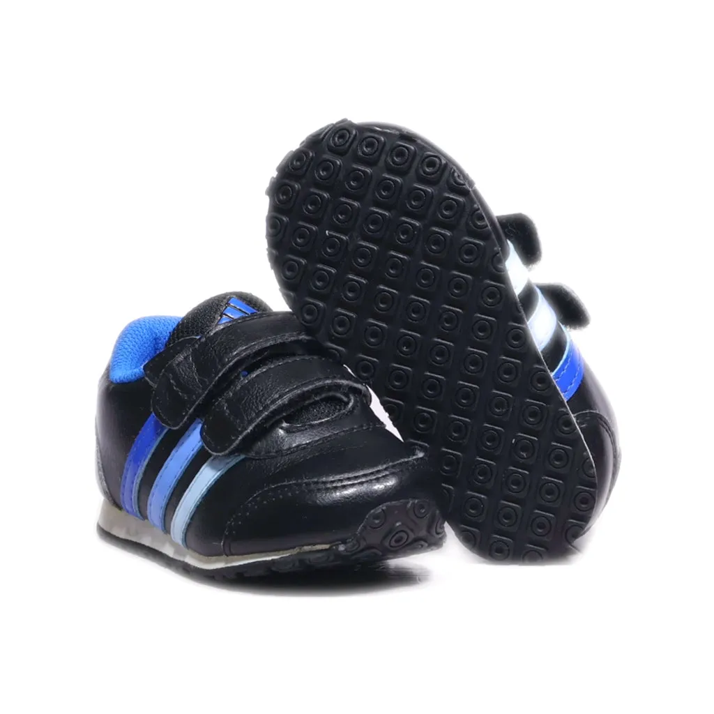 Adidas Neo V Jog Cmf Sneakers Leather Black Colour For Kids