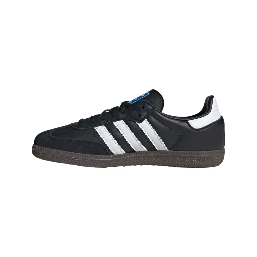 Adidas Originals scarpa sneakers da ragazzi Samba OG IE3676 nero-bianco