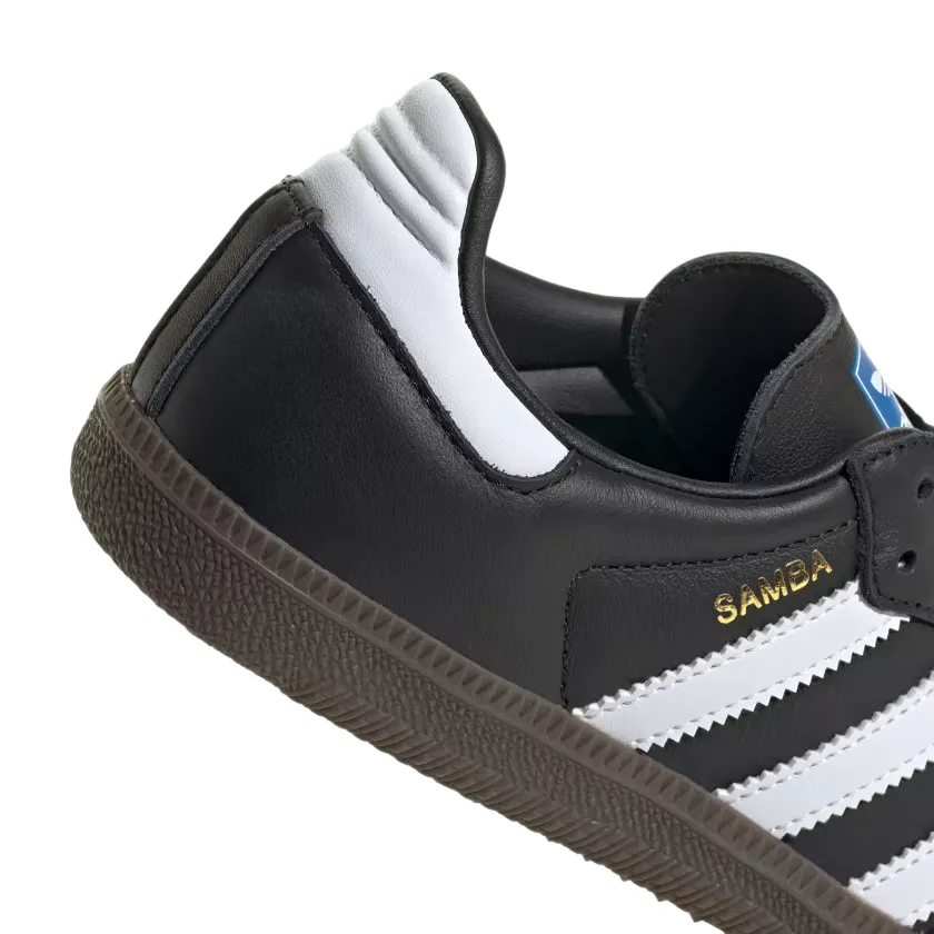 Adidas Originals scarpa sneakers da ragazzi Samba OG IE3676 nero-bianco