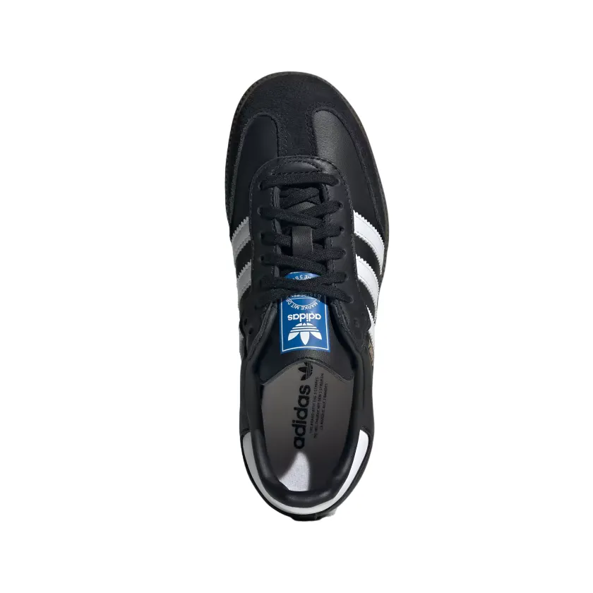 Adidas Originals scarpa sneakers da ragazzi Samba OG IE3676 nero-bianco