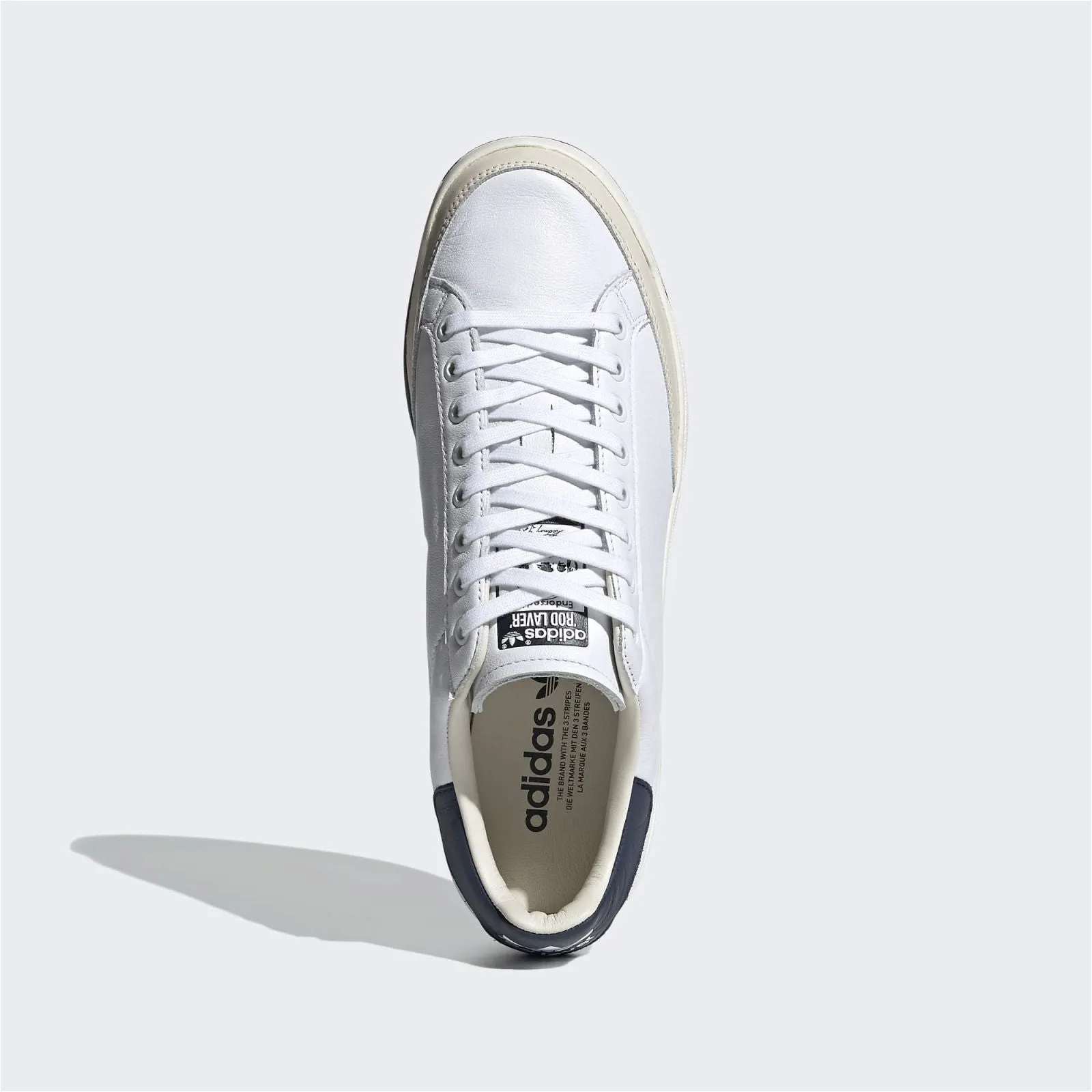 adidas Originals Unisex Rod Laver Shoes - White / Navy