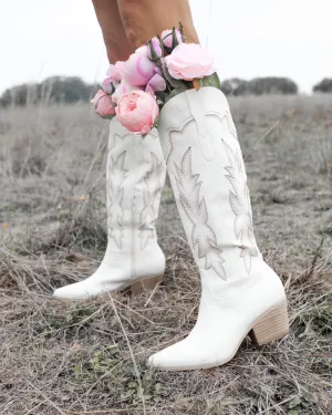 Ainsley Off-White Boots