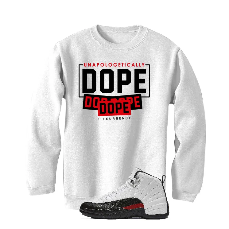 Air Jordan 12 “Red Taxi” | illcurrency White T-Shirt (DOPE)