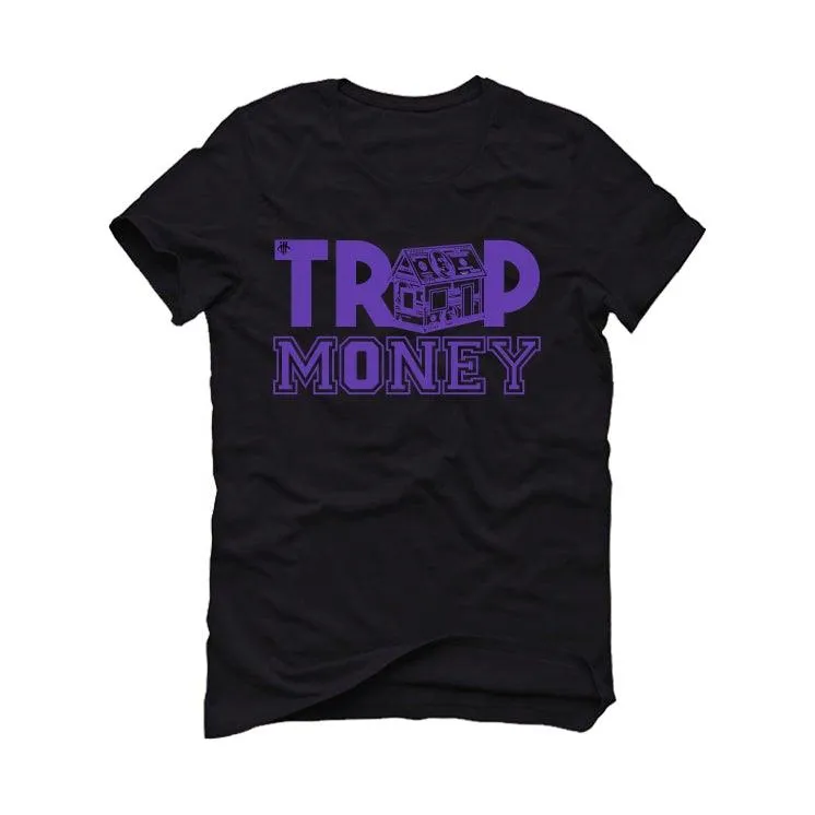 Air Jordan 13 “Court Purple” Black T-Shirt (trap house)