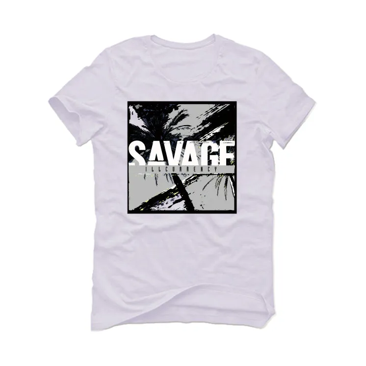 Air Jordan 4 “Military Black” | illcurrency White T-Shirt (SAVAGE)