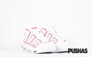 Air More Uptempo 'White Varsity Red Outline' (2021)