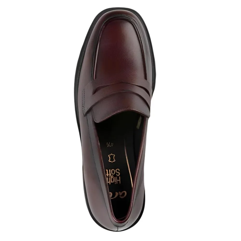 Ara Women's Prism Penny Loafer Amarone Calf Leather