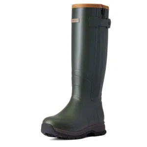 Ariat Burford Neoprene Full Zip Ladies Wellington Boot - Olive