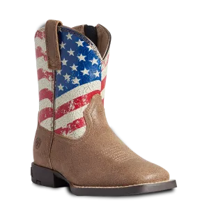 Ariat Children's American Flag Stars &Stripes Leather Boots 10038375