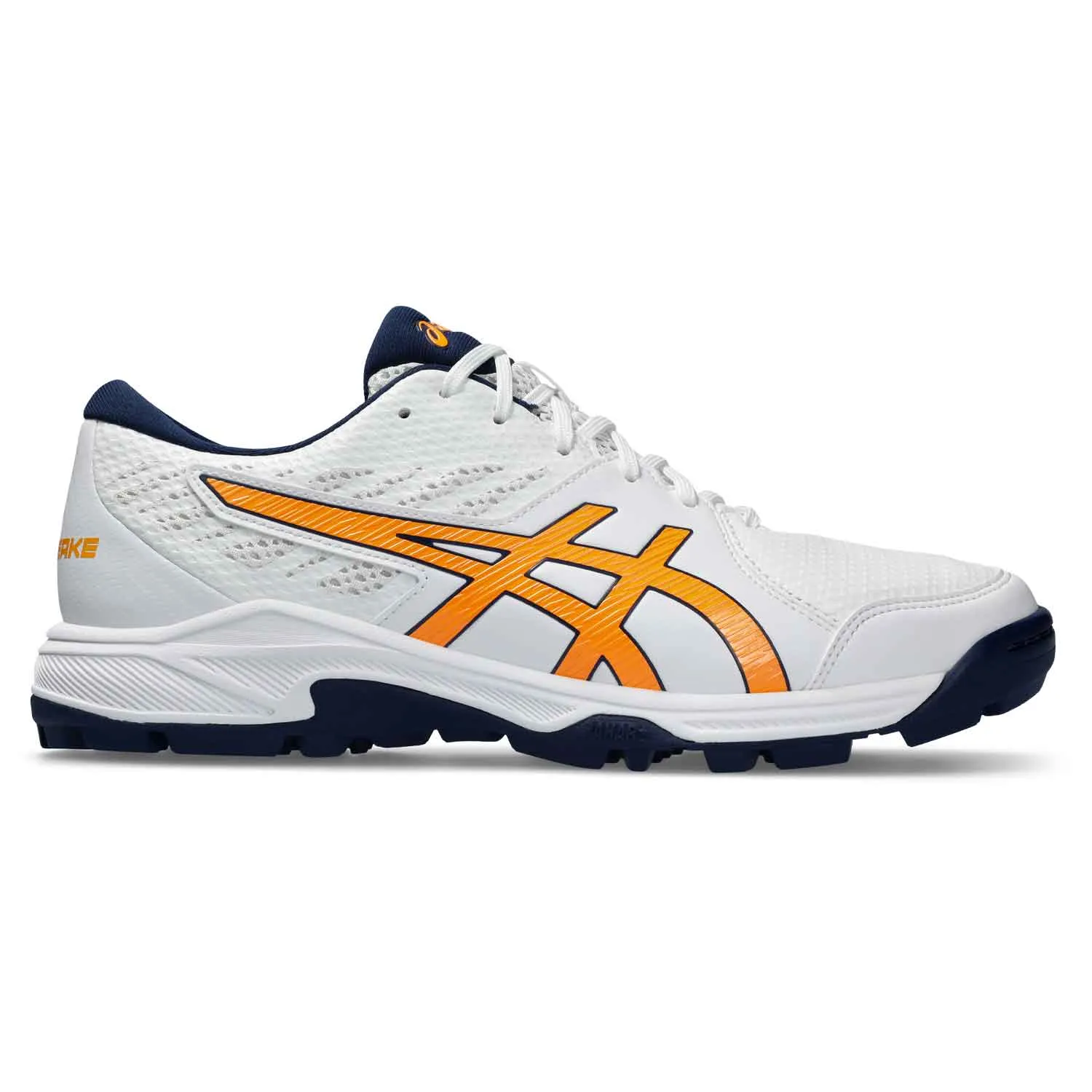 Asics Gel Peake Cricket Rubbers White/Orange