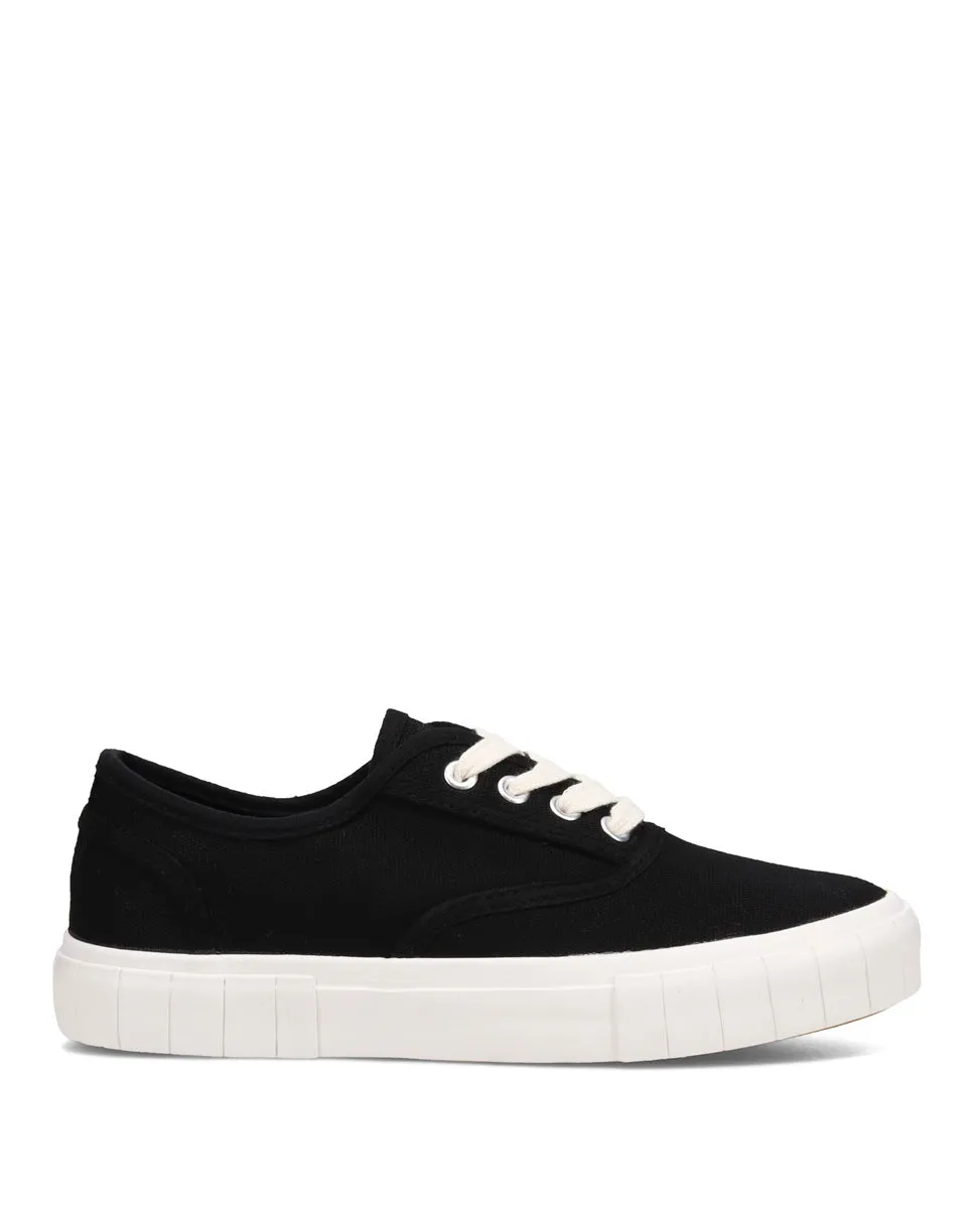 Bexx Sneaker - Black Fabric