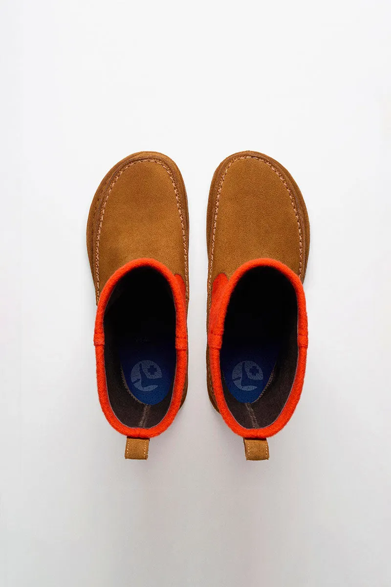 Birkenstock x Filson | Lahti Wool/Suede Leather | Mink/Flame