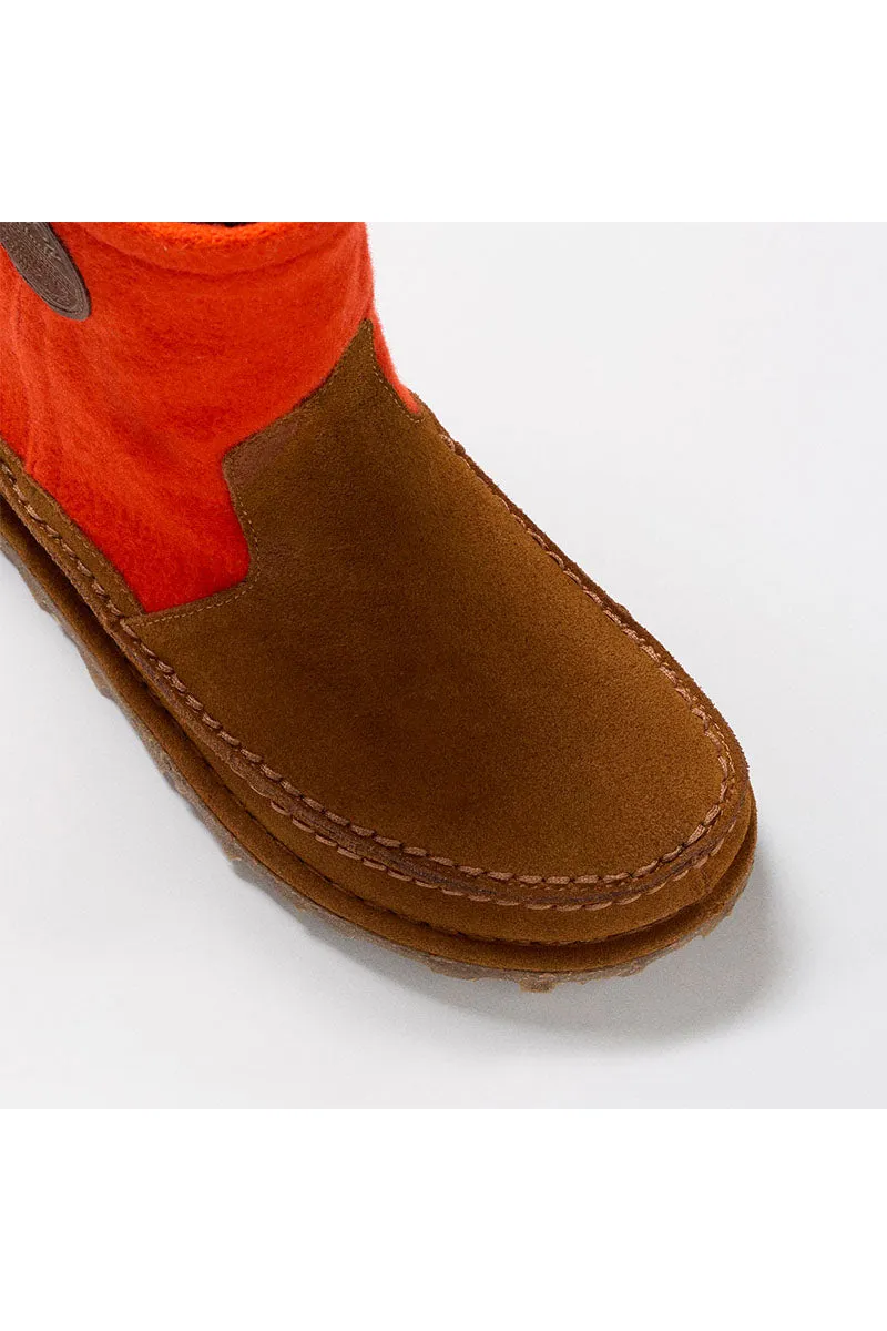 Birkenstock x Filson | Lahti Wool/Suede Leather | Mink/Flame