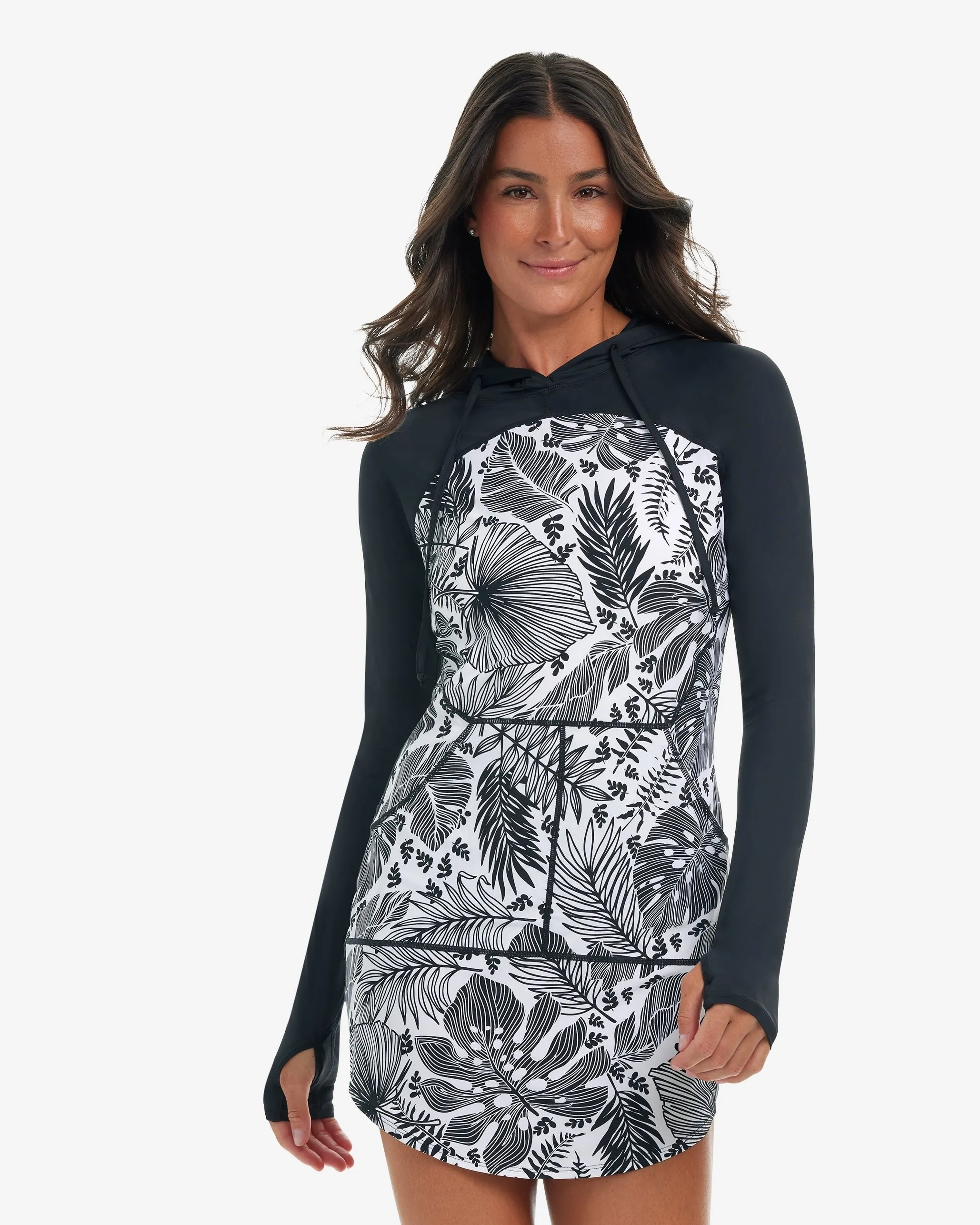 BLOQUV x JANTZEN- WOMEN'S RELAXED HOODIE DRESS (2009J)