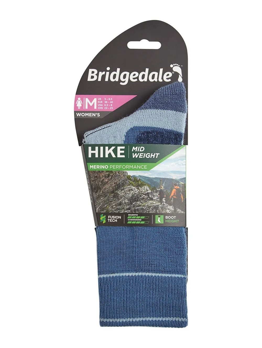 Bridgedale Hike Midweight Performance (Women's) Blue Sky