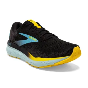 Brooks Men's Ghost 16 Black/Blue/Yellow