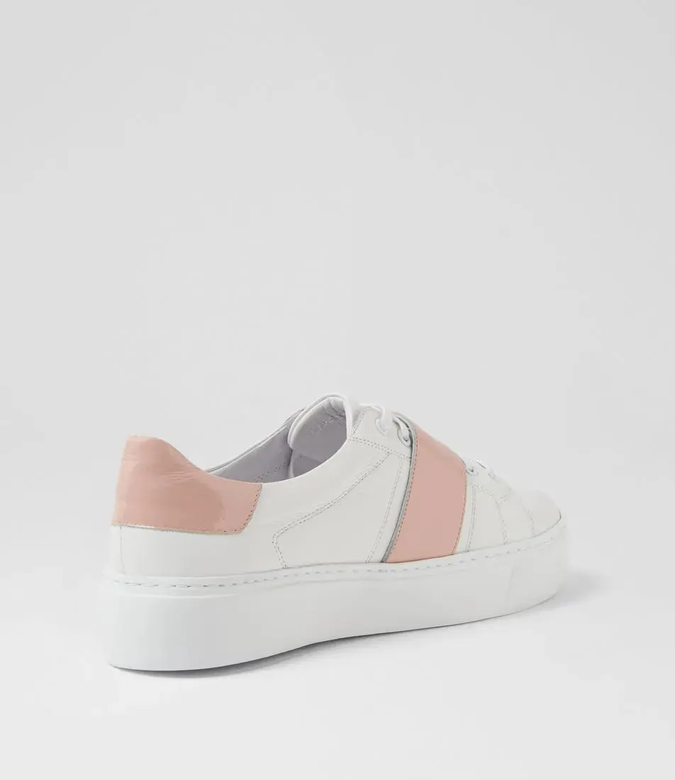 Camberly (White-Pink Leather-Patent)