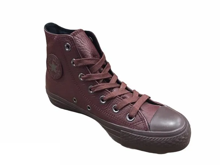 Converse scarpa sneakers da adulti in pelle ctas 155131C bordò