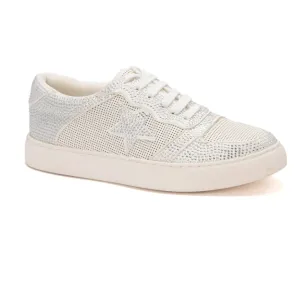 Corkys Women's Legendary Fashion Sneaker - White Crystals 51-0046