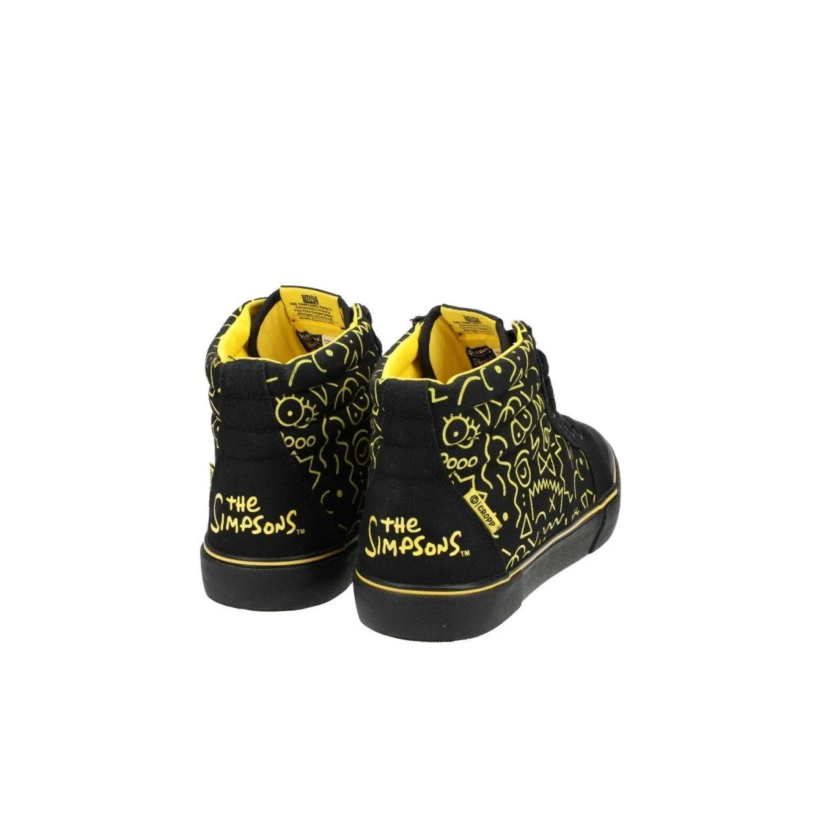 Cropp The Simpsons High-Top Sneakers Black Colour For Men