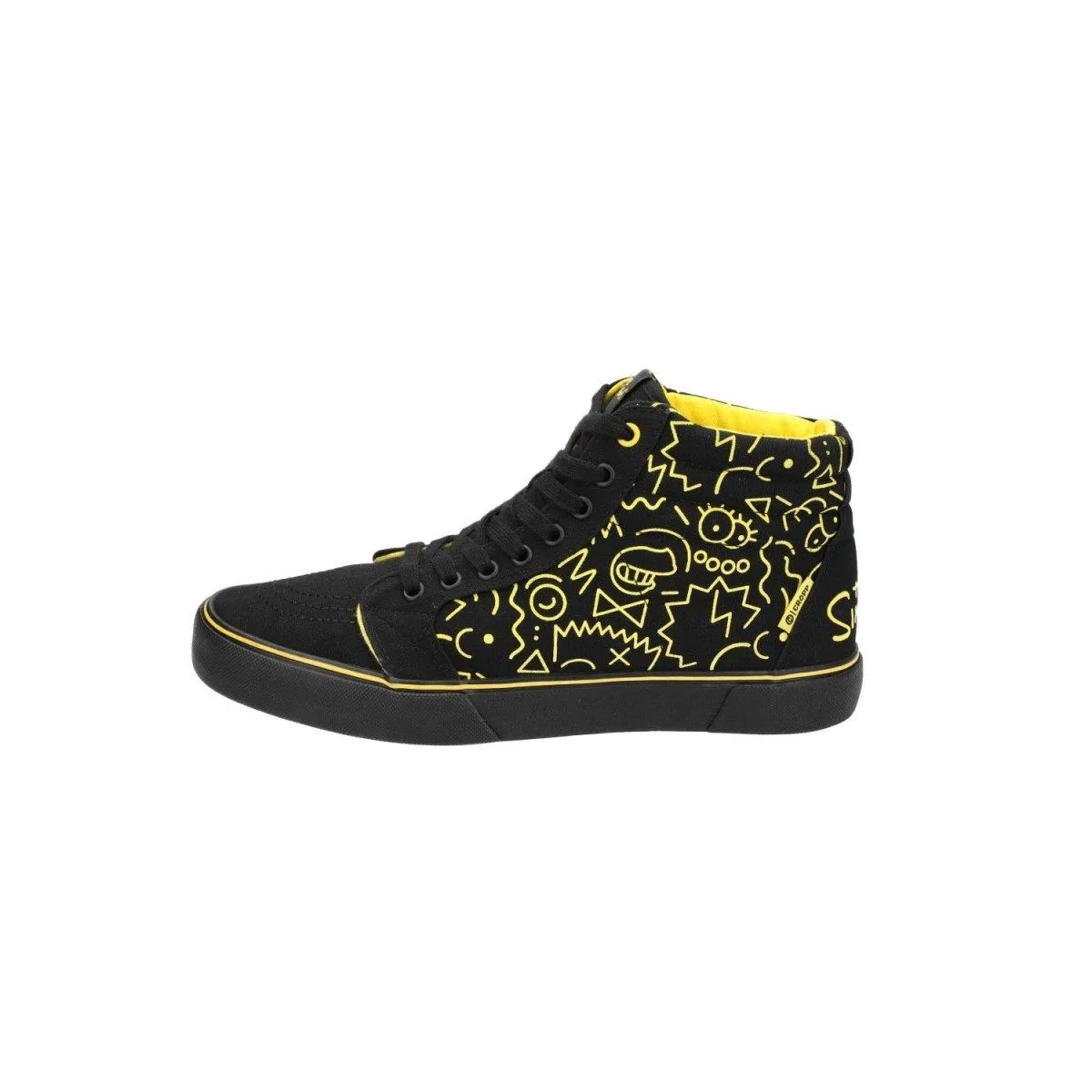 Cropp The Simpsons High-Top Sneakers Black Colour For Men