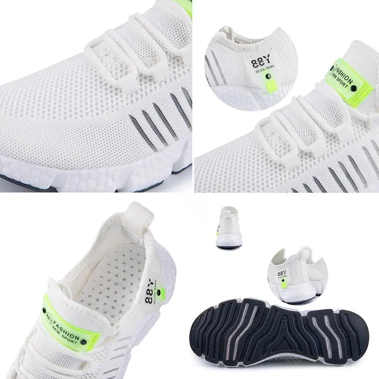 Cuzcare Men Tennis Orthopedic Shoes Mesh Memory Cushion Sporty Walking Sneakers