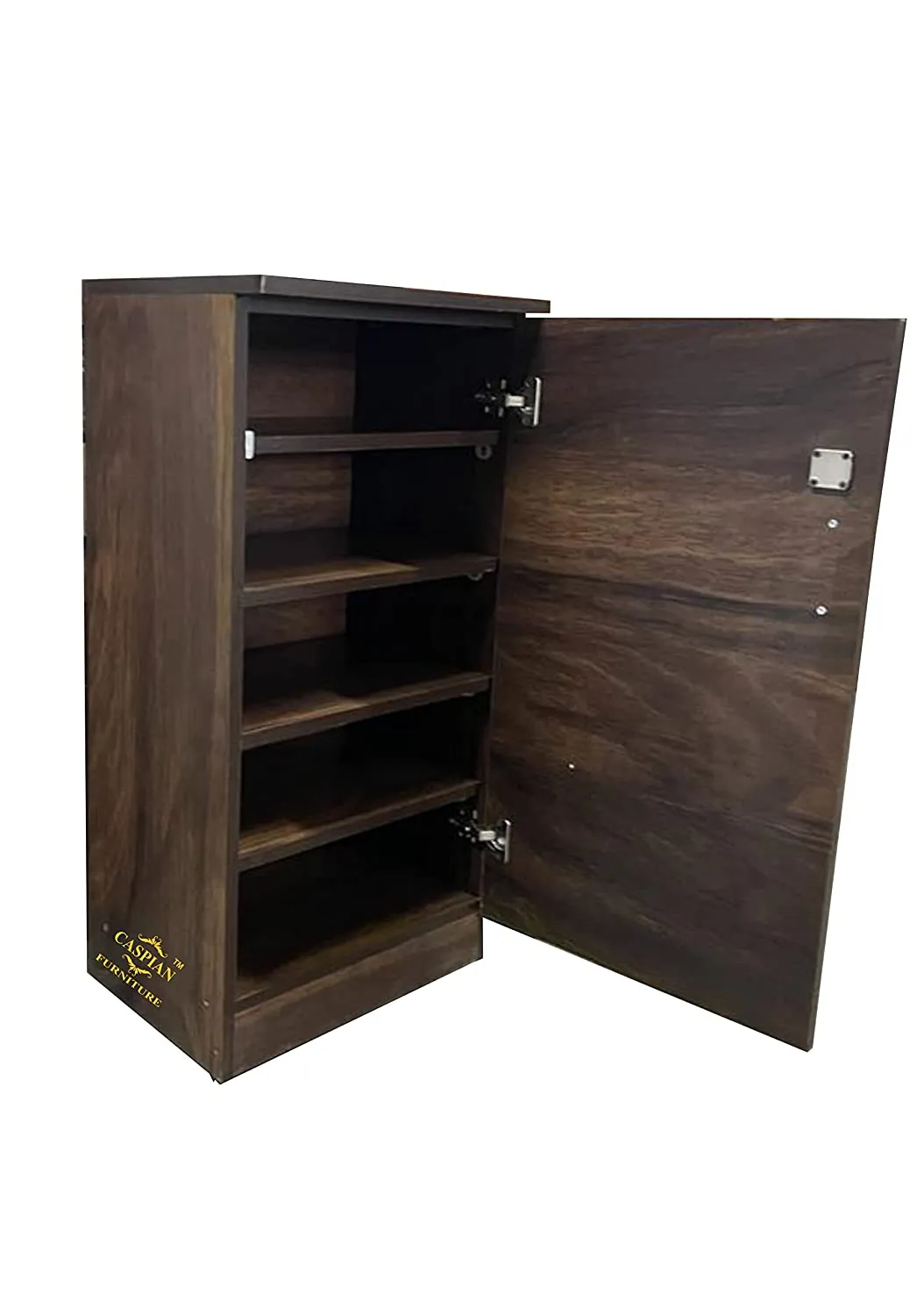 Engineered Wood Shoe Rack || Wooden Multipurpose/ shoe Cabinet with Door & 5 Fixed Shelves Wooden Rack