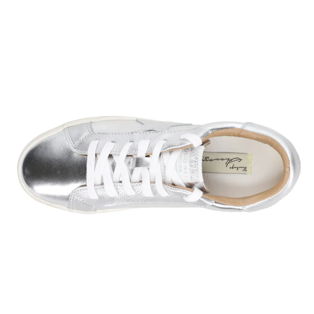 Fae Metallic Lace Up Sneakers