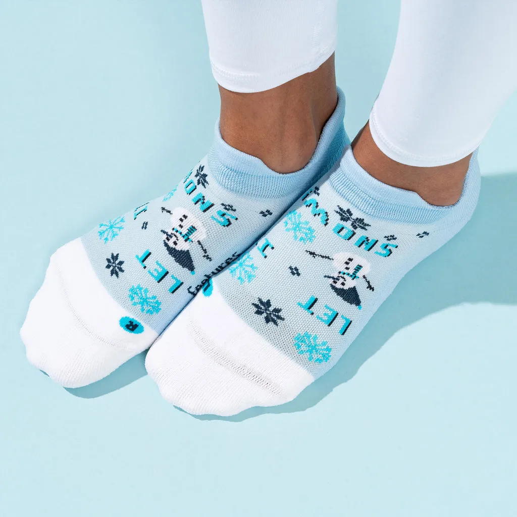 Feetures Elite Light Cushion No Show Tab - Let it Snow