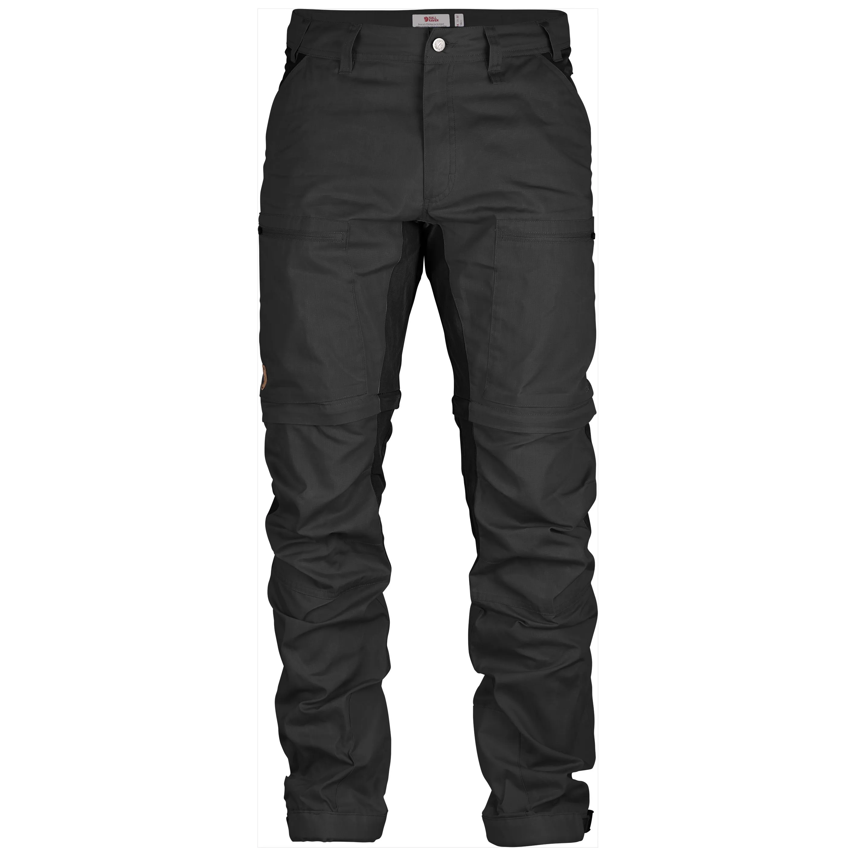 Fjällräven Men&#x27;s Abisko Lite Trekking Zip-Off Trousers Dark Grey/Black | Buy Fjällräven Men&#x27;s Abisko Lite Trekking Zip-Off Trousers Dark Grey/Black here | Outnorth