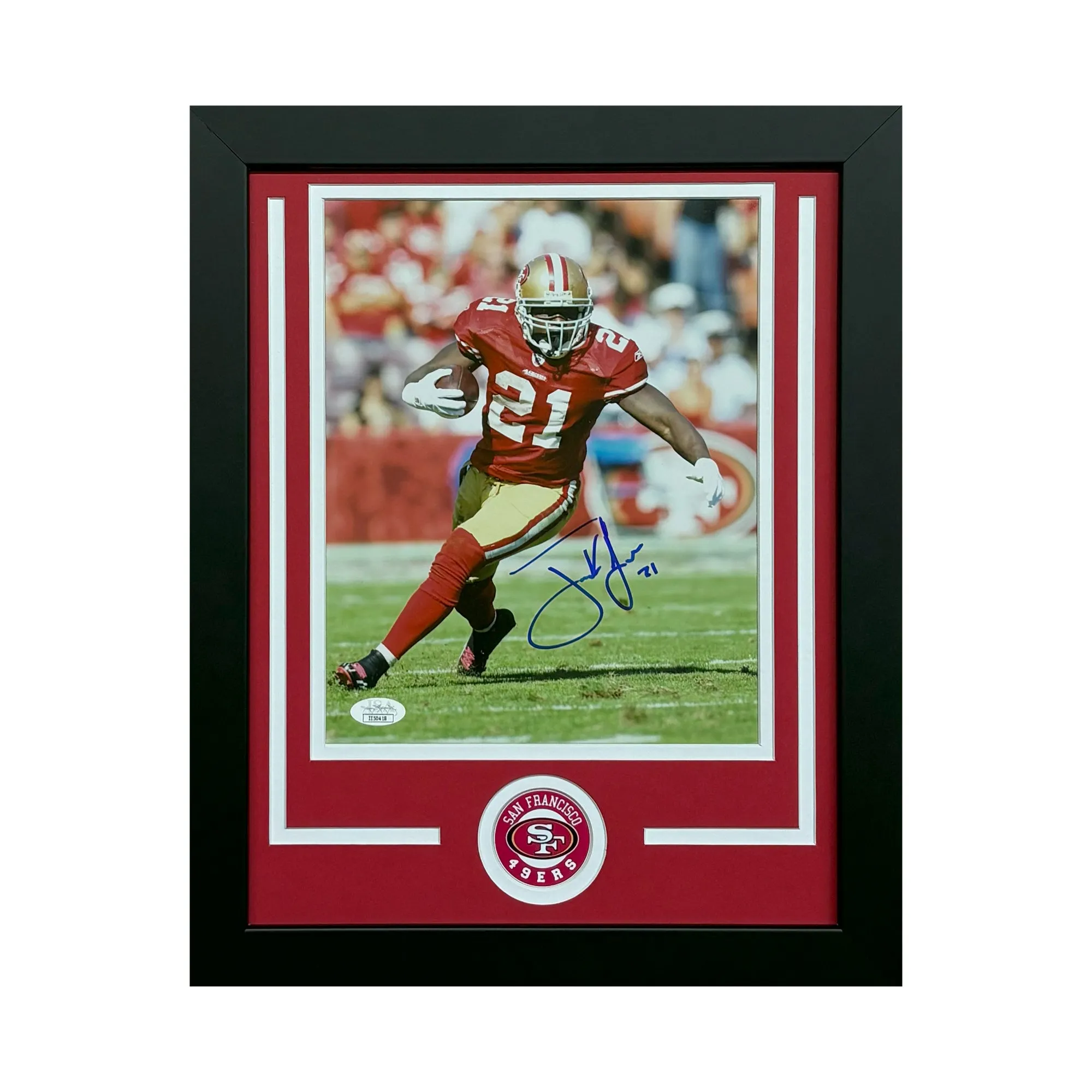 Frank Gore Hand Signed & Framed 8x10 Football Photo