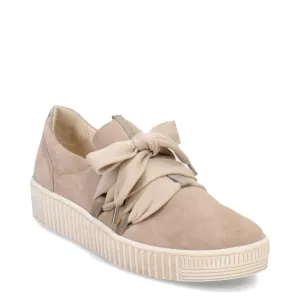 Gabor Women's Bow Sneaker in Eclisse Taupe