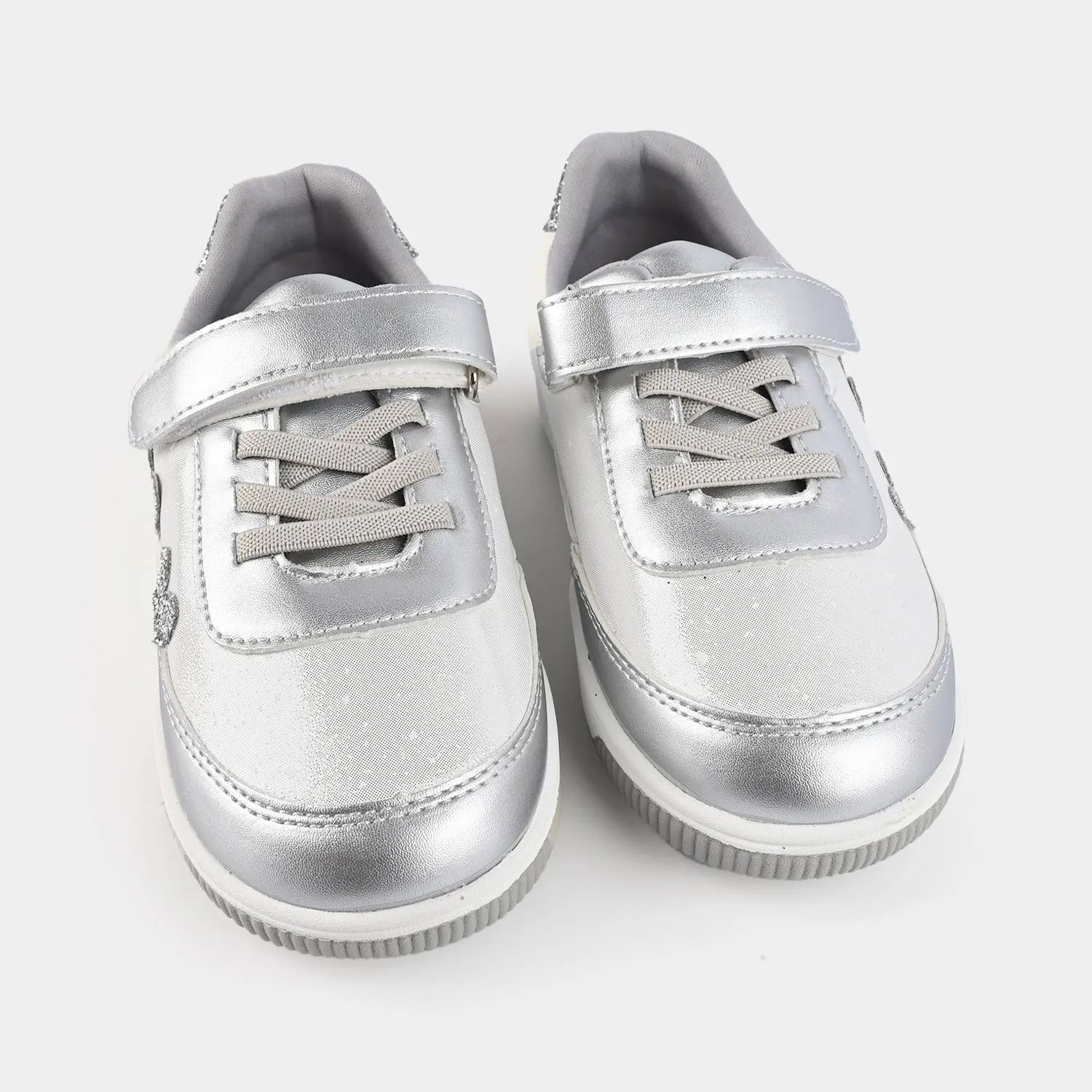 Girls Sneaker H558-112-SILVER