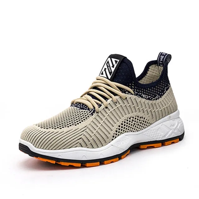 Groovywish Men Orthopedic Shoes Mesh Casual Walking Sneaker