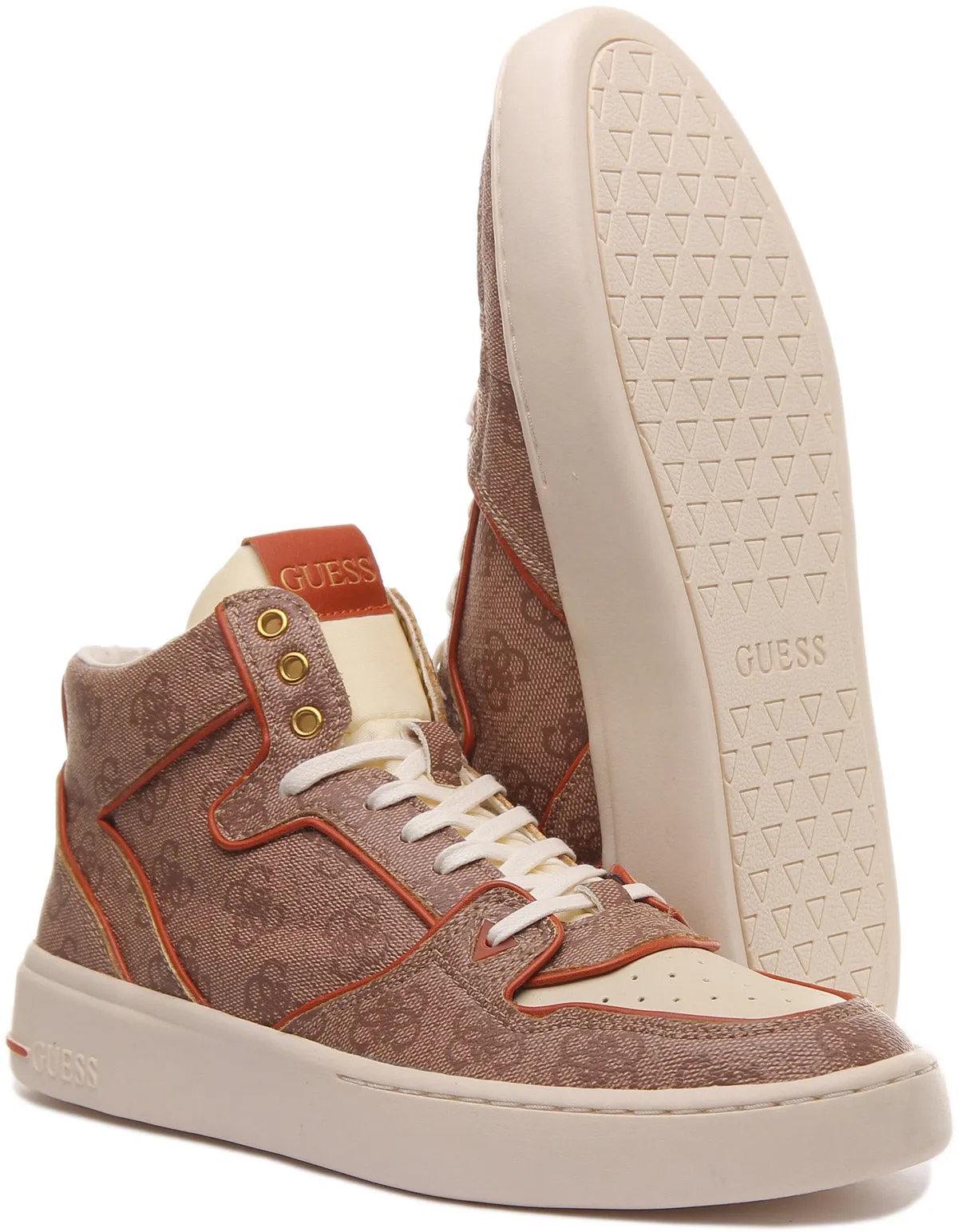 Guess Fm5Vemfal12 In Beige Brown For Men