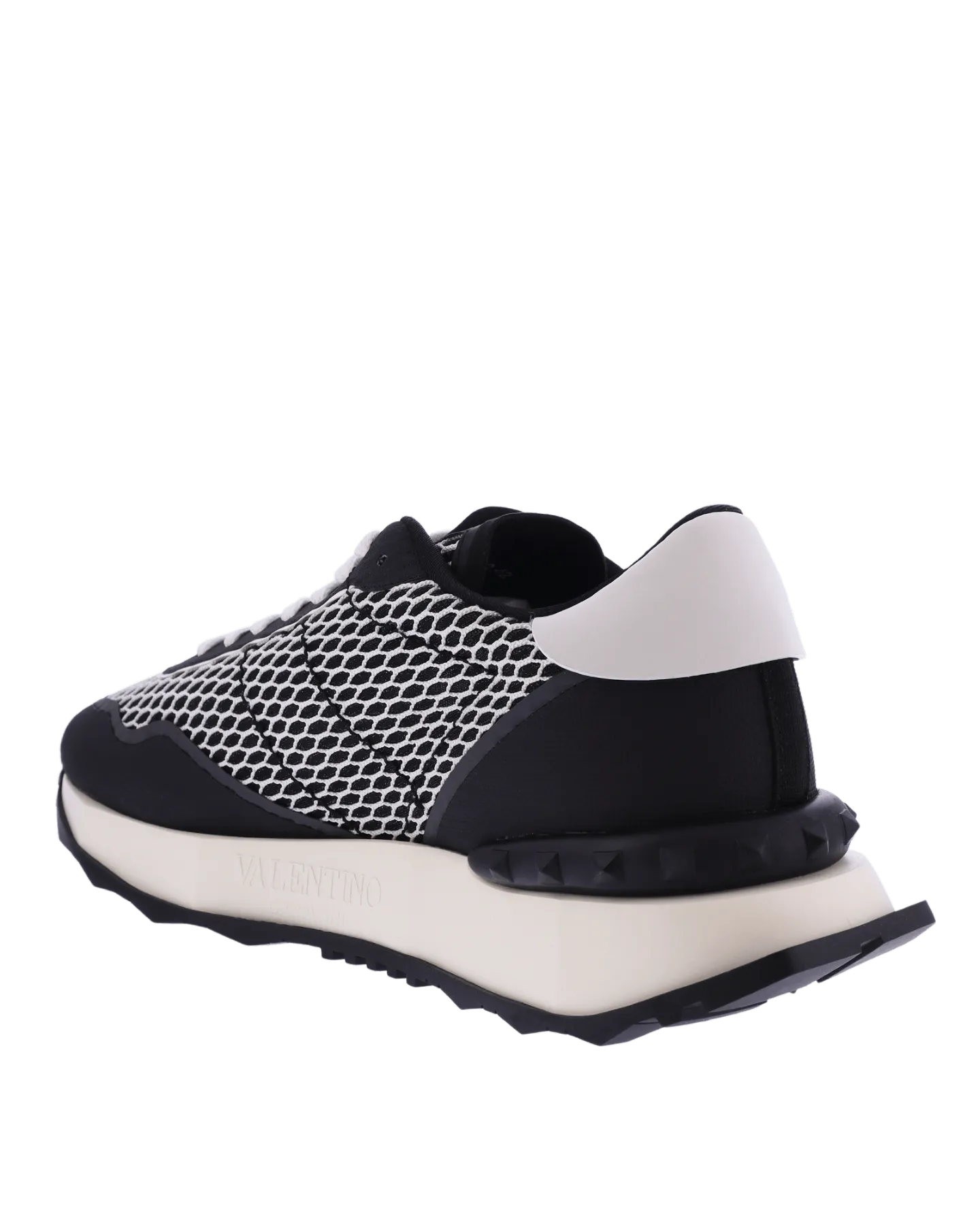 Heren NetRunner Sneaker Zwart/Wit