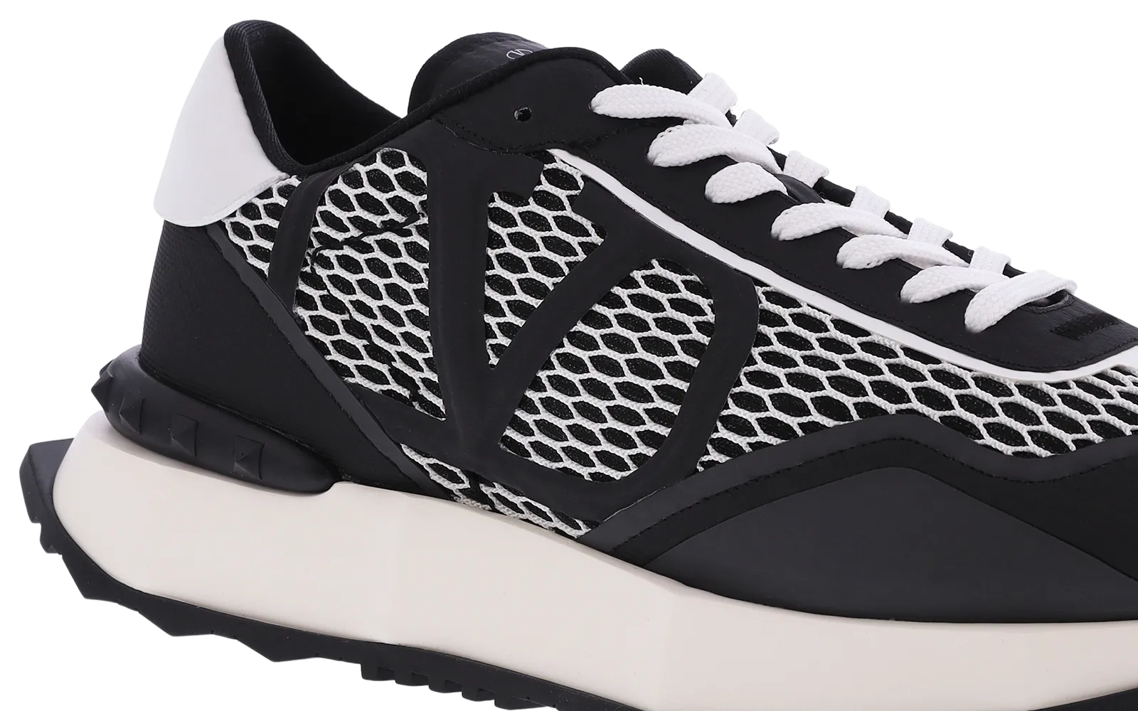 Heren NetRunner Sneaker Zwart/Wit