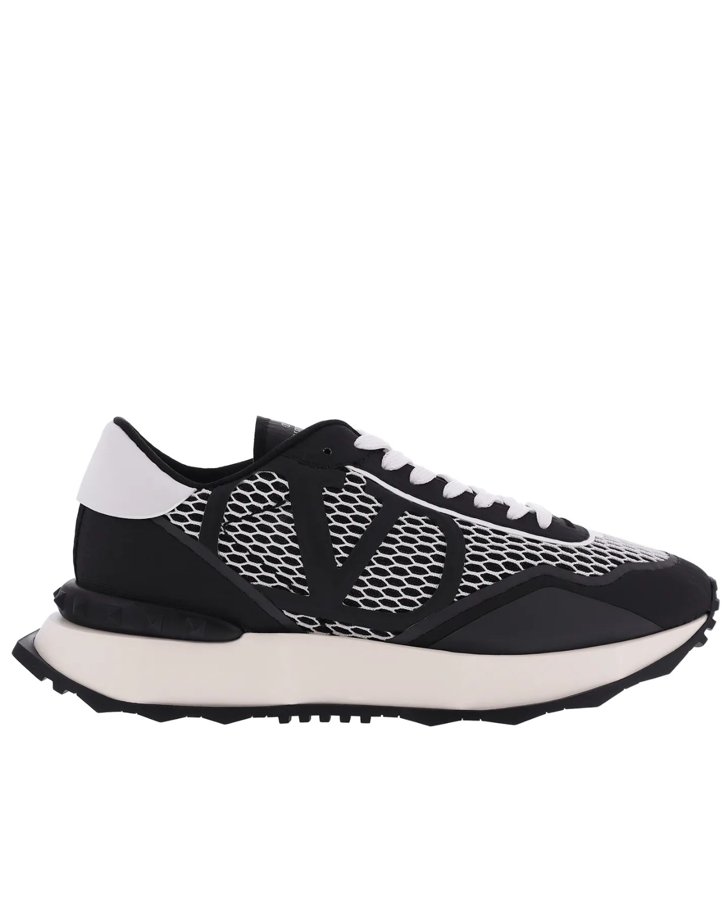 Heren NetRunner Sneaker Zwart/Wit