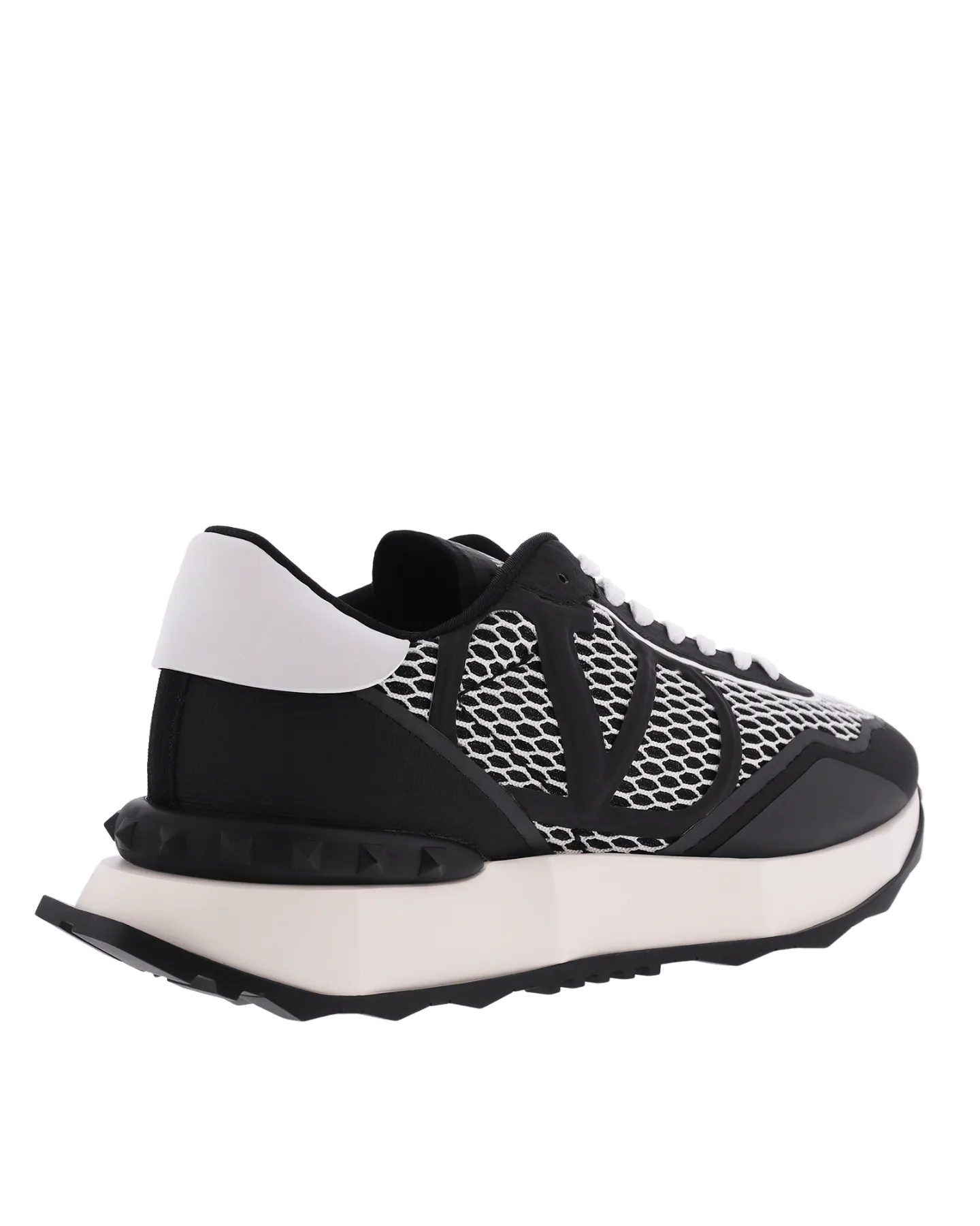 Heren NetRunner Sneaker Zwart/Wit