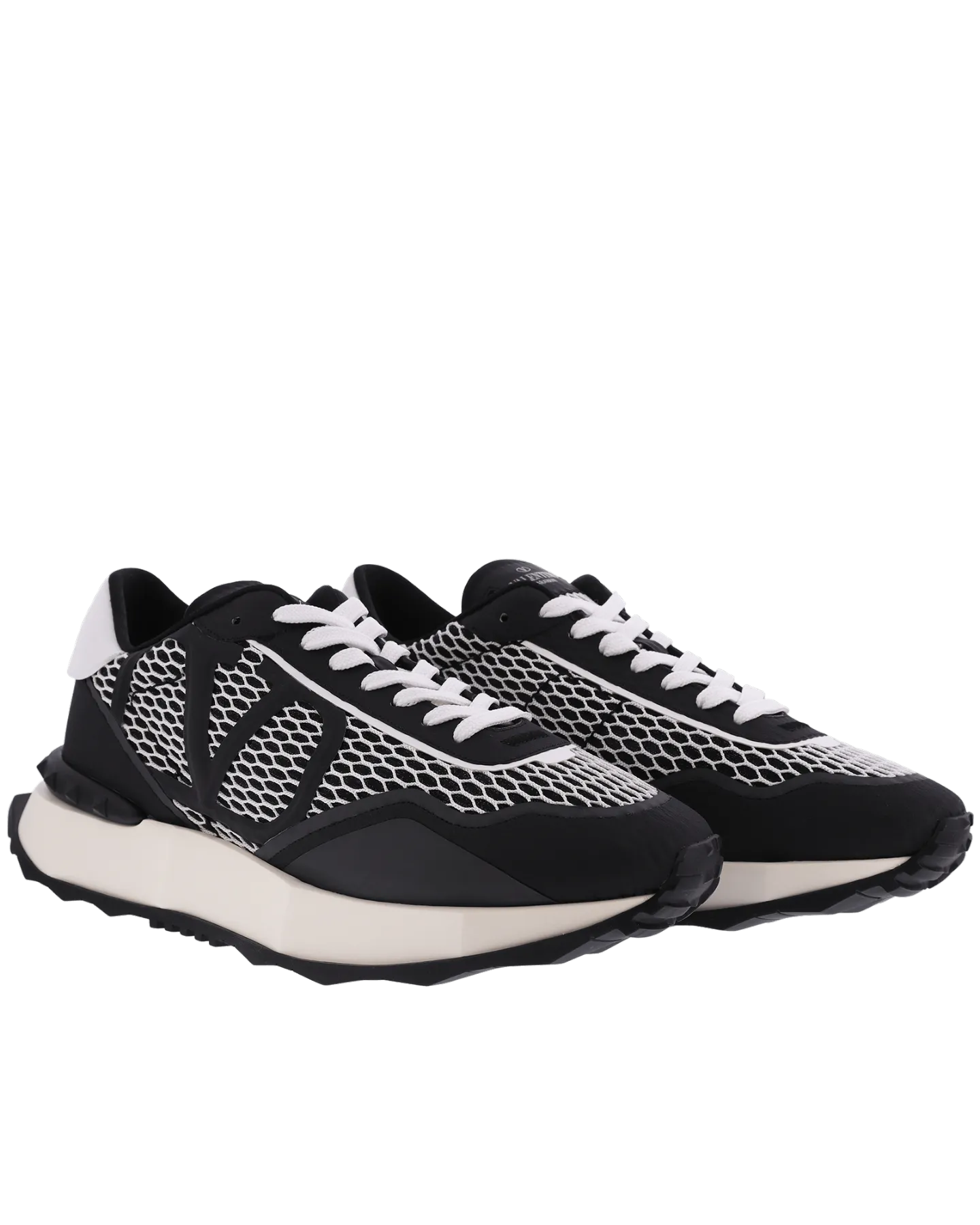 Heren NetRunner Sneaker Zwart/Wit