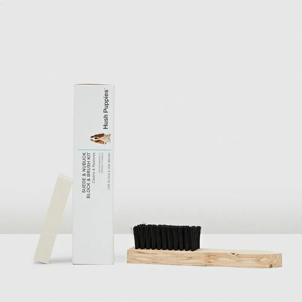 Hush Puppies Suede Block and Brush Kit